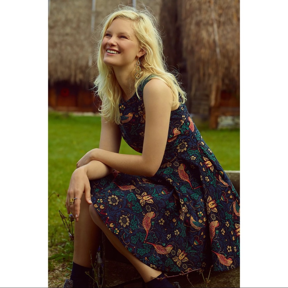 Anthropologie EVA FRANCO Larksong Corduroy Dress